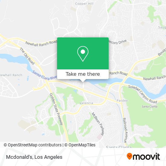 Mcdonald's map