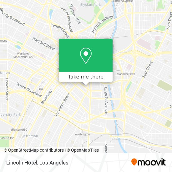 Mapa de Lincoln Hotel