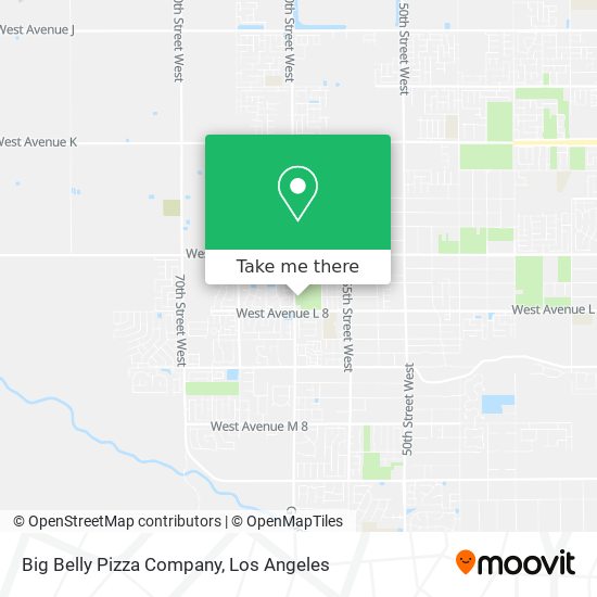 Mapa de Big Belly Pizza Company