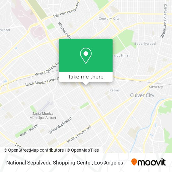 National Sepulveda Shopping Center map