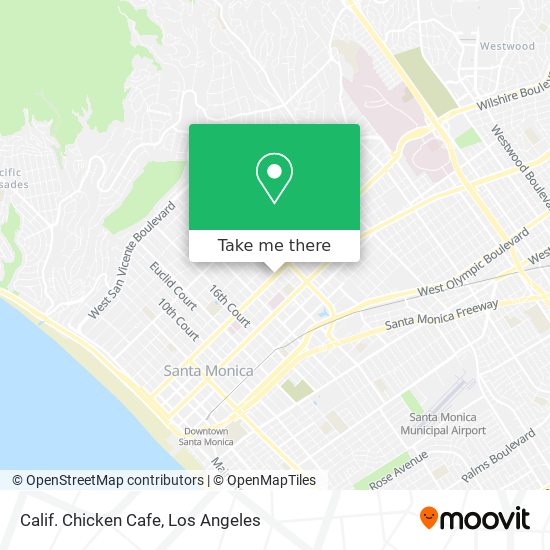 Calif. Chicken Cafe map