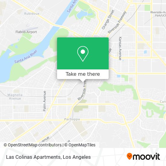 Mapa de Las Colinas Apartments