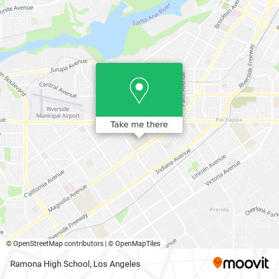 Ramona High School map