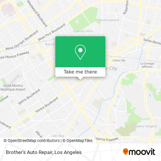 Mapa de Brother's Auto Repair