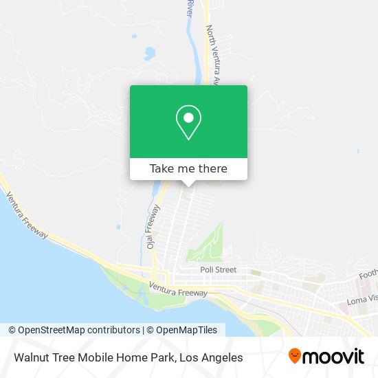 Walnut Tree Mobile Home Park map