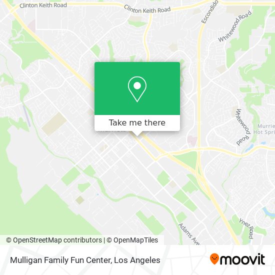 Mulligan Family Fun Center map