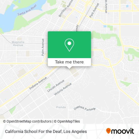 California School For the Deaf map