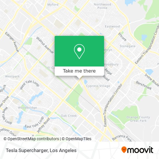 Tesla Supercharger map