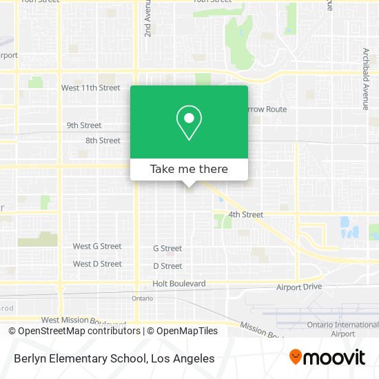 Mapa de Berlyn Elementary School