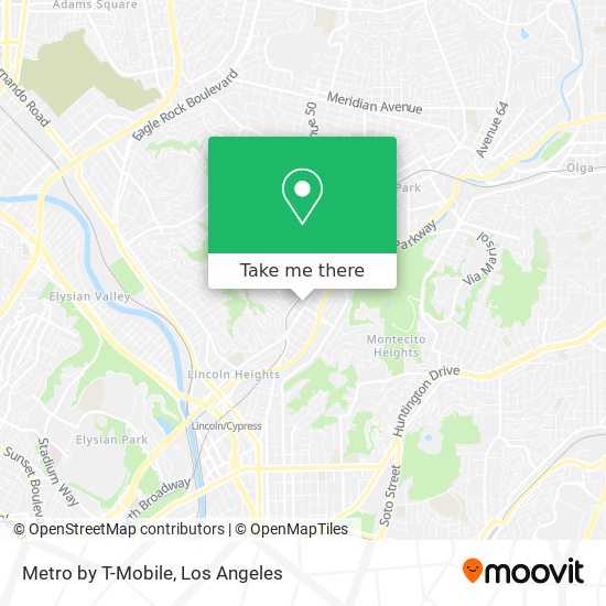 Mapa de Metro by T-Mobile