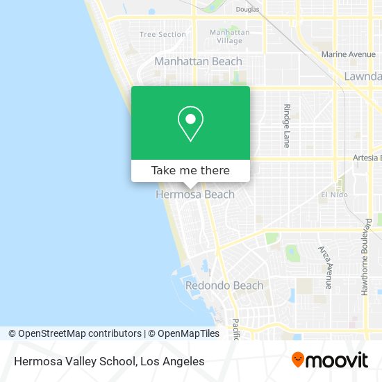 Hermosa Valley School map