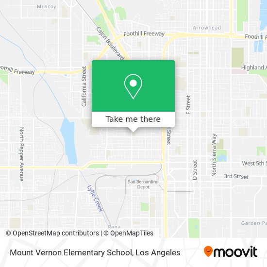 Mount Vernon Elementary School map