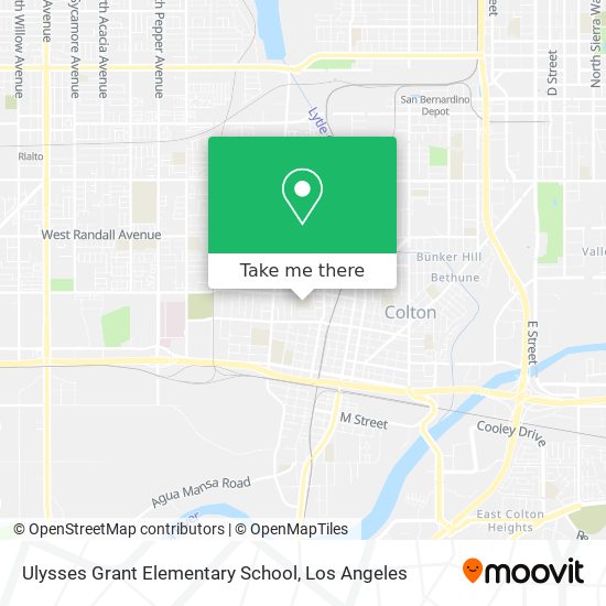 Ulysses Grant Elementary School map