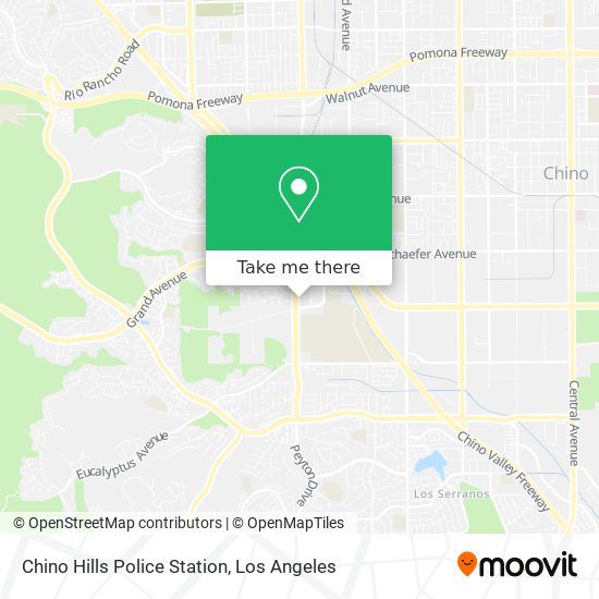 Chino Hills Police Station map