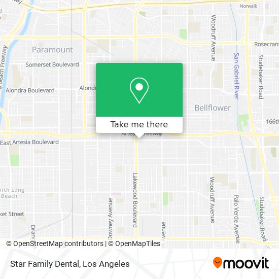 Star Family Dental map