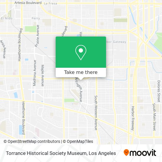 Mapa de Torrance Historical Society Museum