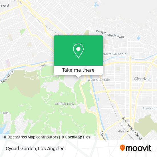 Cycad Garden map