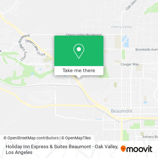 Holiday Inn Express & Suites Beaumont - Oak Valley map