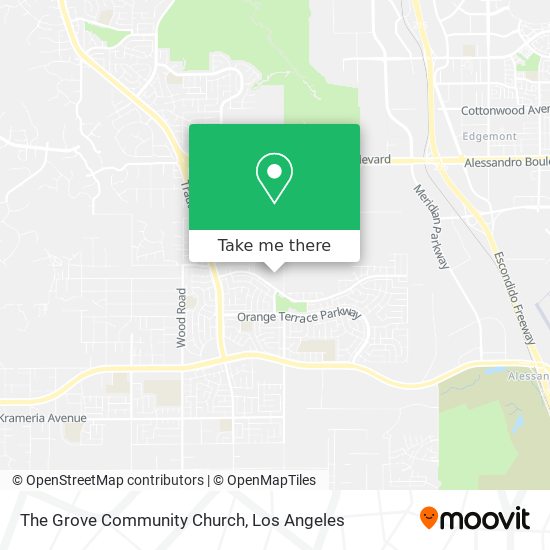 The Grove Community Church map