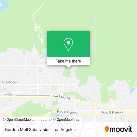 Gordon Mull Subdivision map