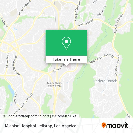 Mission Hospital Helistop map