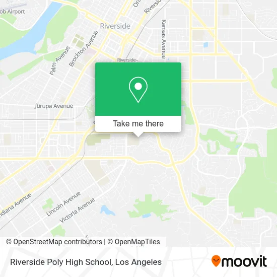 Riverside Poly High School map