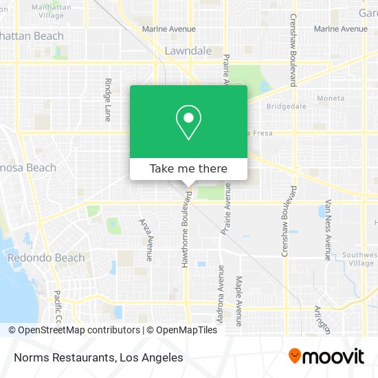 Norms Restaurants map