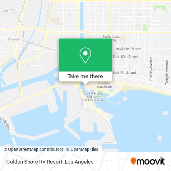 Golden Shore RV Resort map