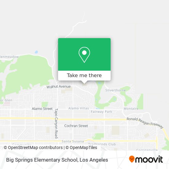 Mapa de Big Springs Elementary School