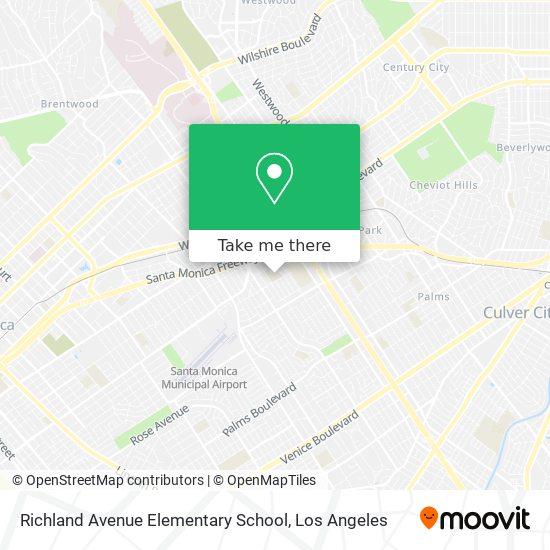 Richland Avenue Elementary School map