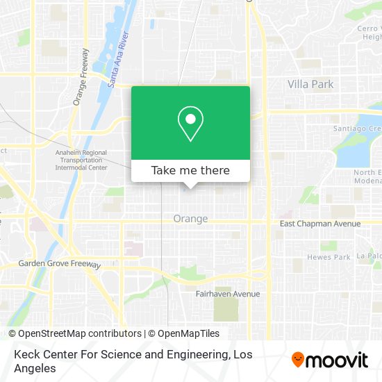 Mapa de Keck Center For Science and Engineering