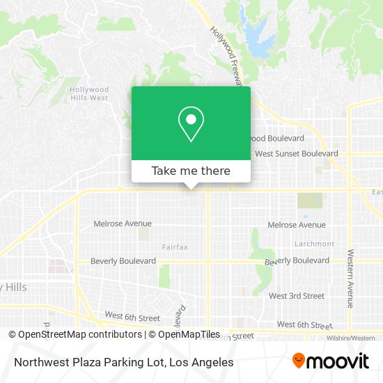Northwest Plaza Parking Lot map