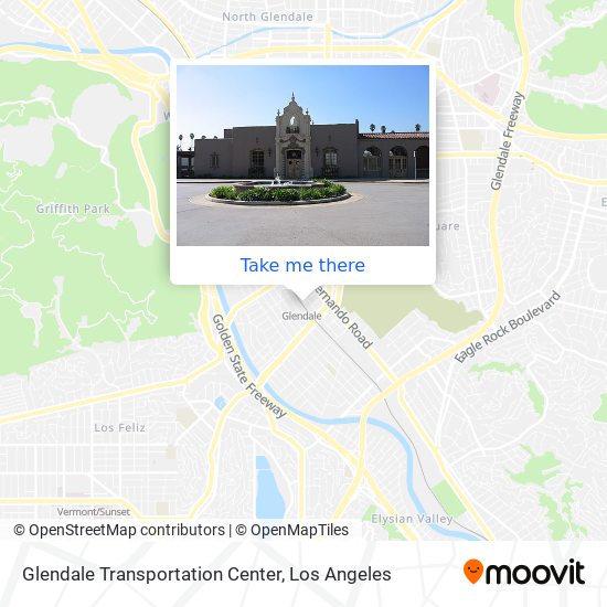 Mapa de Glendale Transportation Center