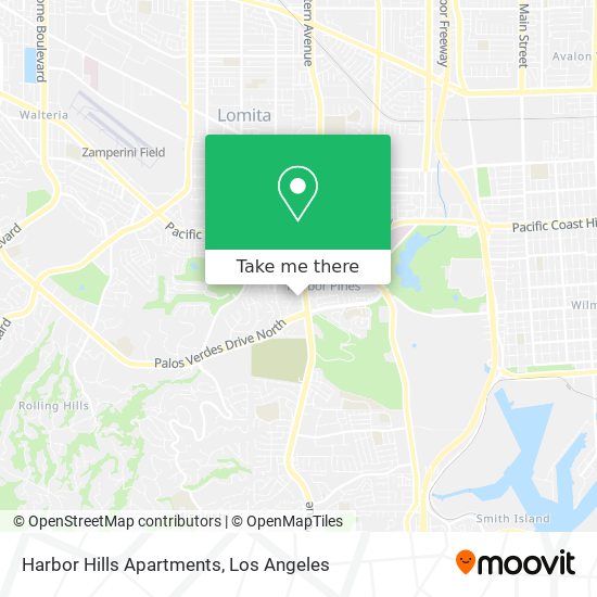 Mapa de Harbor Hills Apartments