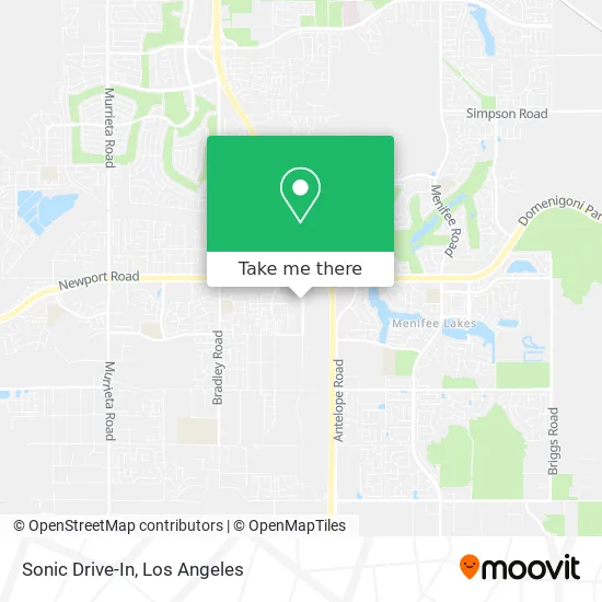 Sonic Drive-In map