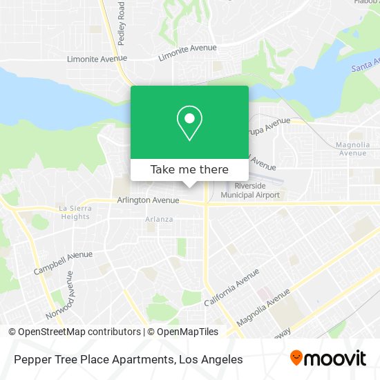 Mapa de Pepper Tree Place Apartments