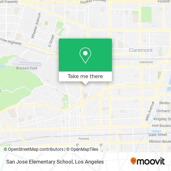 Mapa de San Jose Elementary School