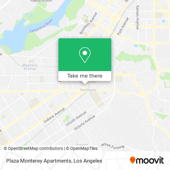 Plaza Monterey Apartments map