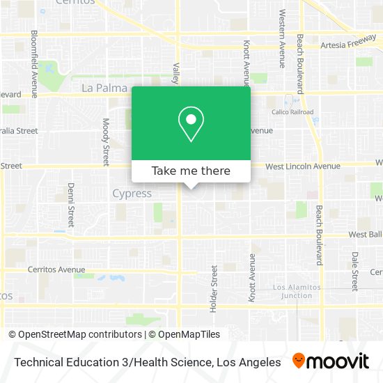 Mapa de Technical Education 3 / Health Science