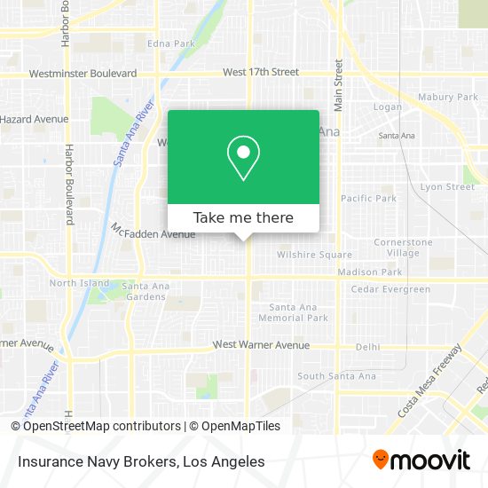 Insurance Navy Brokers map
