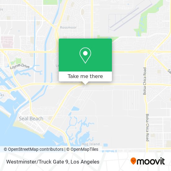 Westminster/Truck Gate 9 map