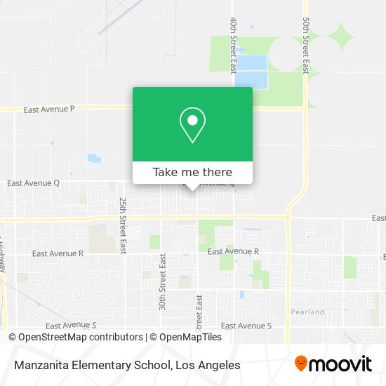 Manzanita Elementary School map