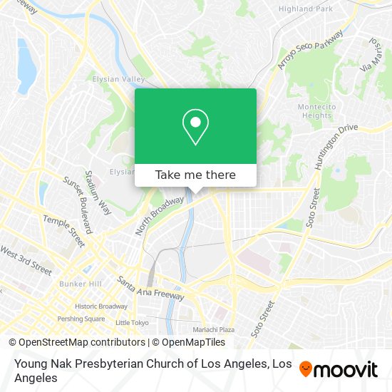 Young Nak Presbyterian Church of Los Angeles map