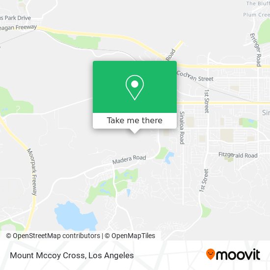 Mount Mccoy Cross map