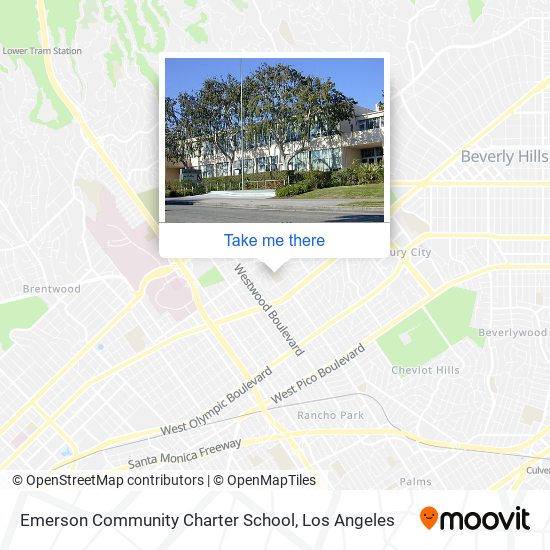 Emerson Community Charter School map