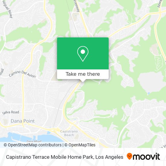 Mapa de Capistrano Terrace Mobile Home Park