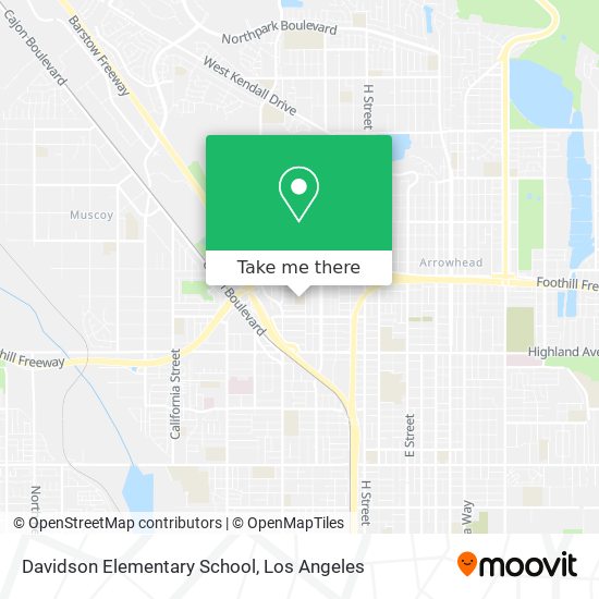 Mapa de Davidson Elementary School