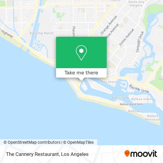 Mapa de The Cannery Restaurant