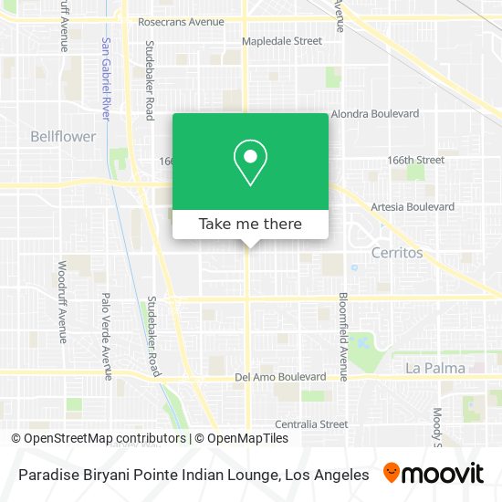 Paradise Biryani Pointe Indian Lounge map