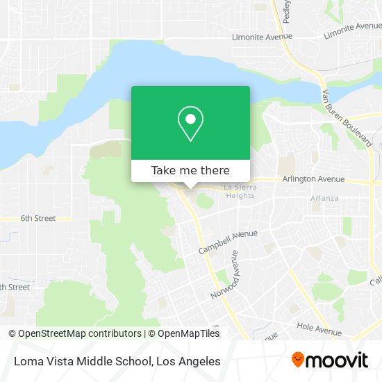 Mapa de Loma Vista Middle School